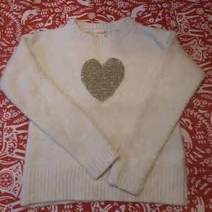 Girls fuzzy sweater